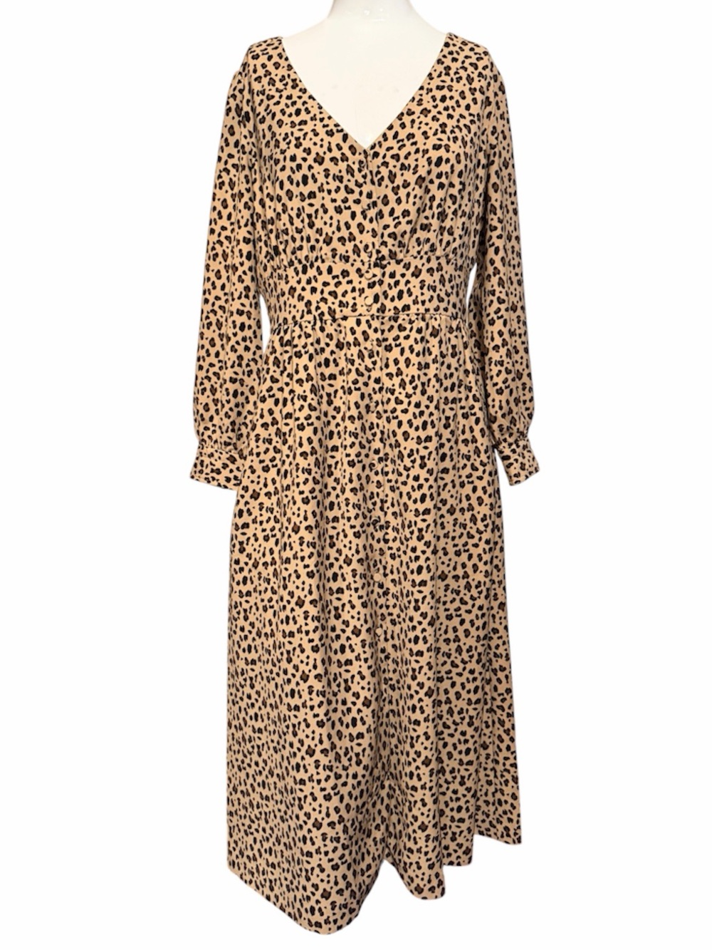 J Crew Leopard Midi Dres